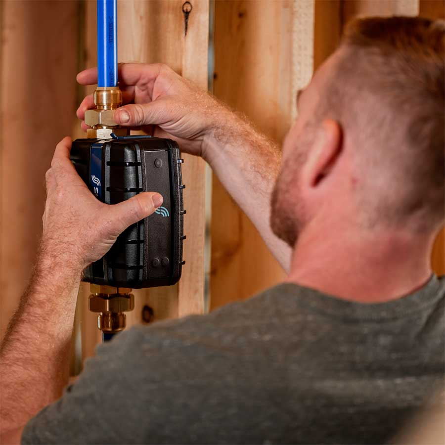 Professional installation of StreamLabs Water system ensures optimal water management and advanced leak detection.