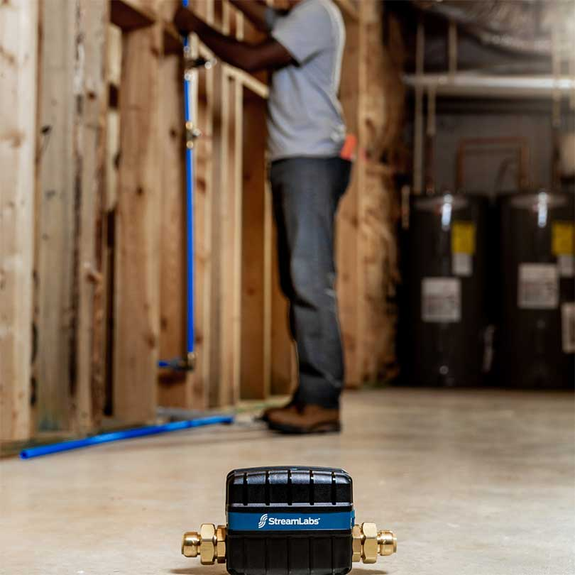 Professional StreamLabs Water system installation by experts ensures reliable water monitoring for your home