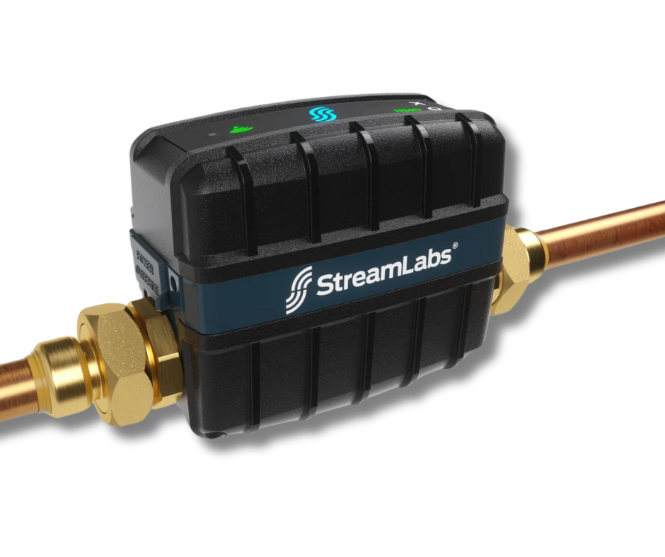 StreamLabs Control automatic water shutoff valve with leak detection system