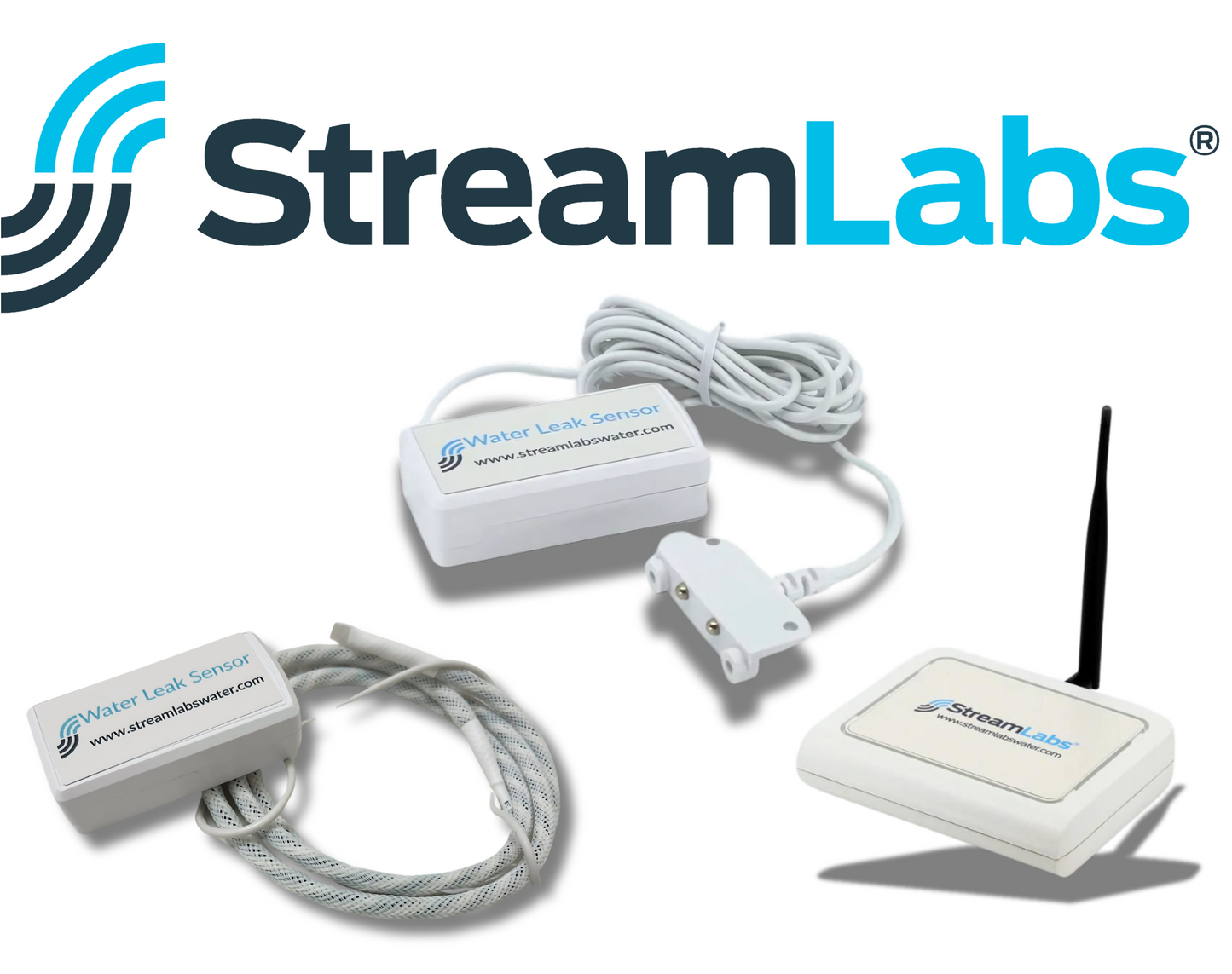 StreamLabs Rope Sensor for extended water leak detection in commercial spaces
Compact water leak sensor for high-risk areas – StreamLabs Point of Leak Sensor"
Targeted water leak detection for sinks and appliances – StreamLabs Point of Leak Sensor
