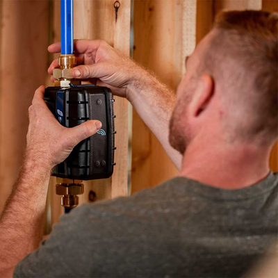 Professional installation of StreamLabs Water system ensures optimal water management and advanced leak detection.