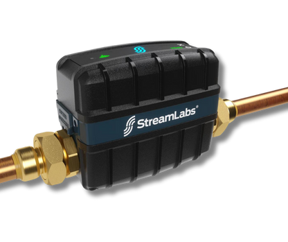 StreamLabs Control automatic water shutoff valve with leak detection system