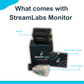 StreamLabs Monitor ultrasonic water leak detection device for real-time pipe monitoring.