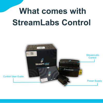 StreamLabs Control complete kit with installation fittings and mounting hardware