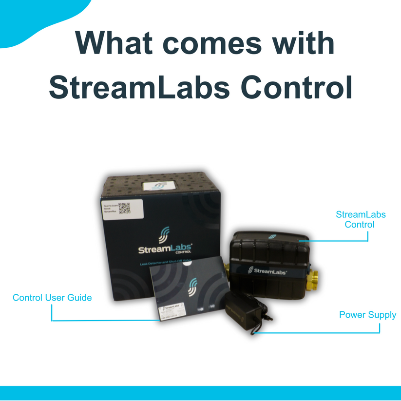 StreamLabs Control Water Leak Detection | Auto-Shutoff Valve ...