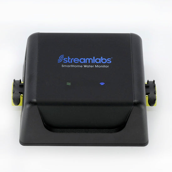 StreamLabs Monitor non-invasive water leak detection sensor for pipes