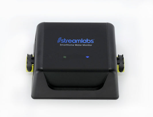 StreamLabs Monitor non-invasive water leak detection sensor for pipes