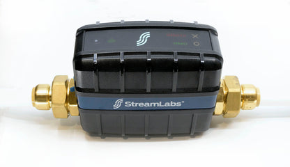 StreamLabs Control automatic water shutoff valve with leak detection system